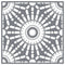 Floor Tile Moroccan - Mesh Stencil 12x12