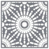 Floor Tile Moroccan - Mesh Stencil 12x12