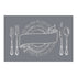 Place Setting Bon Appetit - Mesh Stencil 18x12