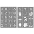 Greek Alphabet - Mesh Stencil 8.5X11