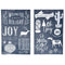 Wishing You Joy - Mesh Stencil 2 pack - 5.5 x 8.5