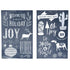 Wishing You Joy - Mesh Stencil 2 pack - 5.5 x 8.5