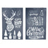 Oh Deer It's Christmas - Mesh Stencil 2 pack - 5.5 x 8.5