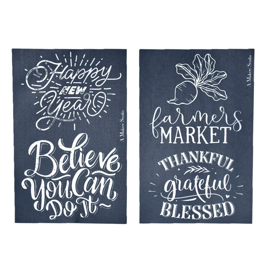 Farmer's Market - Mesh Stencil 2 pack - 5.5 x 8.5
