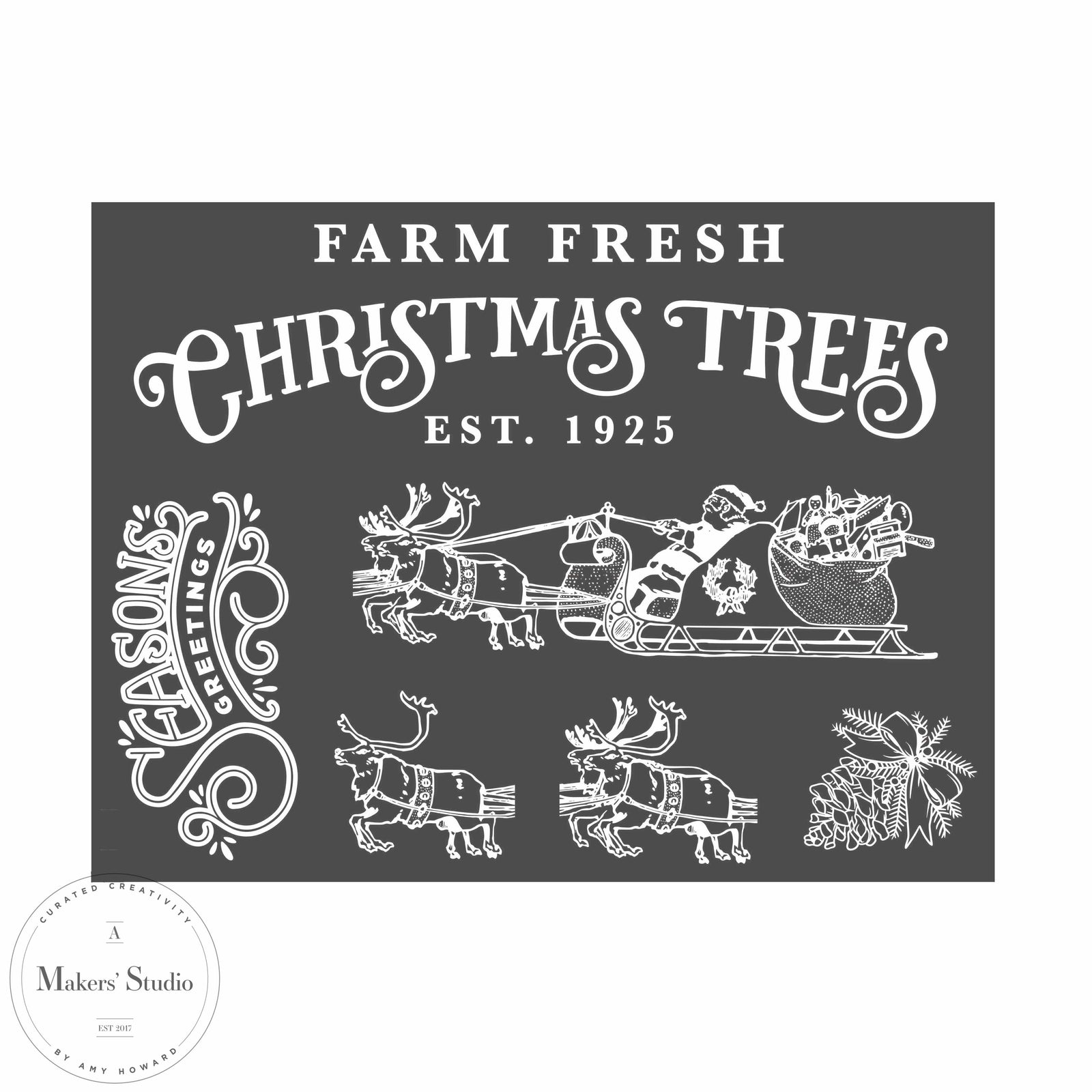 Select a Sturdy Tree - Mesh Stencil 9x12