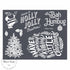 Holly Jolly - Mesh Stencil 8.5x11