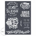 Sleigh Rides - Mesh Stencil 8.5x11
