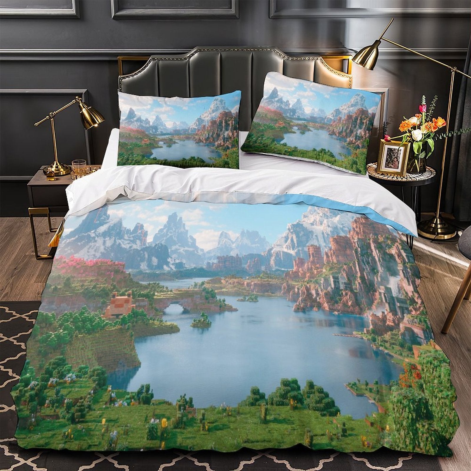 A Minecraft Movie Bedding Set Quilt Duvet Cover Without Filler