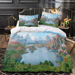 A Minecraft Movie Bedding Set Quilt Duvet Cover Without Filler