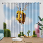 A Minecraft Movie Curtains Blackout Window Drapes Room Decoration