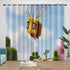 A Minecraft Movie Curtains Blackout Window Drapes Room Decoration