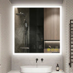 SmartGlow Dimmable LED Frameless Anti-Fog Bathroom Vanity Mirror