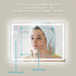 GlareGuard Anti-Fog Bathroom Led Mirror Backlit Illuminated Mirror Touch Switch Dimmable