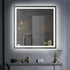 GlareGuard Anti-Fog Bathroom Led Mirror Backlit Illuminated Mirror Touch Switch Dimmable