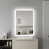 SmartGlow Dimmable LED Frameless Anti-Fog Bathroom Vanity Mirror