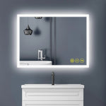 SmartGlow Dimmable LED Frameless Anti-Fog Bathroom Vanity Mirror