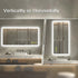 SmartGlow Dimmable LED Frameless Anti-Fog Bathroom Vanity Mirror