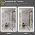 SmartGlow Dimmable LED Frameless Anti-Fog Bathroom Vanity Mirror