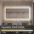 GlareGuard Rectangular Anti-Fog Dimmable Backlit LED Bathroom Vanity Mirror
