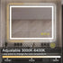 GlareGuard Rectangular Anti-Fog Dimmable Backlit LED Bathroom Vanity Mirror