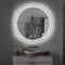 Sparkle Vision round 24 in LED Wall-Mounted Frameless Bathroom Vanity Mirror with Anti-Fog,Smart Dimmable and 3 LED Color