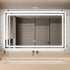 GlareGuard Anti-Fog Bathroom Dimmable Led Mirror Backlit Illuminated Mirror Touch Switch