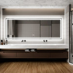 GlareGuard Anti-Fog Bathroom Dimmable Led Mirror Backlit Illuminated Mirror Touch Switch