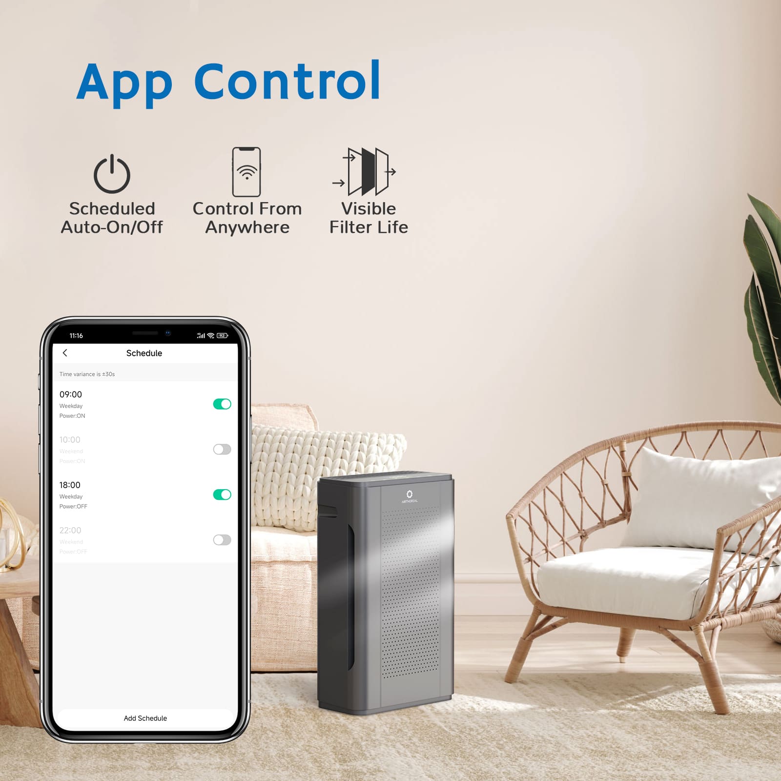 APH320 Smart WiFi Air Purifier - Tundra Globe