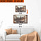 Upgrade Your 12x18 Inches 'Foggy Autumn Lake View By The Window' Canvas To 16x24 Inches