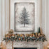 Vintage Christmas Tree Wall Art VI