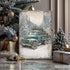 Vintage Truck With Christmas Tree Wall Art
