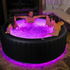 MSPA | AURORA | Urban Series | Inflatable Hot Tub & Spa | Light up the night | Upto 6 Person