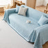 Couch Cover Blanket Couch Covers for Most Shape Sofas Washable Durable Sofa Throw Cover with Tassels