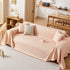 Couch Cover Blanket Couch Covers for Most Shape Sofas Washable Durable Sofa Throw Cover with Tassels