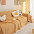 Leaf Universal Furniture Protector Chenille Couch Cover, Large Couch Cover Blanket for Couch Sofa