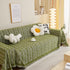 Leaf Universal Furniture Protector Chenille Couch Cover, Large Couch Cover Blanket for Couch Sofa