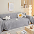 Leaf Universal Furniture Protector Chenille Couch Cover, Large Couch Cover Blanket for Couch Sofa
