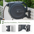 Retractable Garden Hose Reel-5/8in-90ft