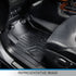 SMARTLINER Floor Liners for 2019 Silverado 1500 LD/ GMC Sierra 1500 LD Double Cab (Over the Hump Coverage)