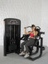 Elite Selectorized Ab Crunch Machine - Muscle D Fitness - Commercial Grade - Adjustable Seat - Pin Selectorized - Abdominal Workout