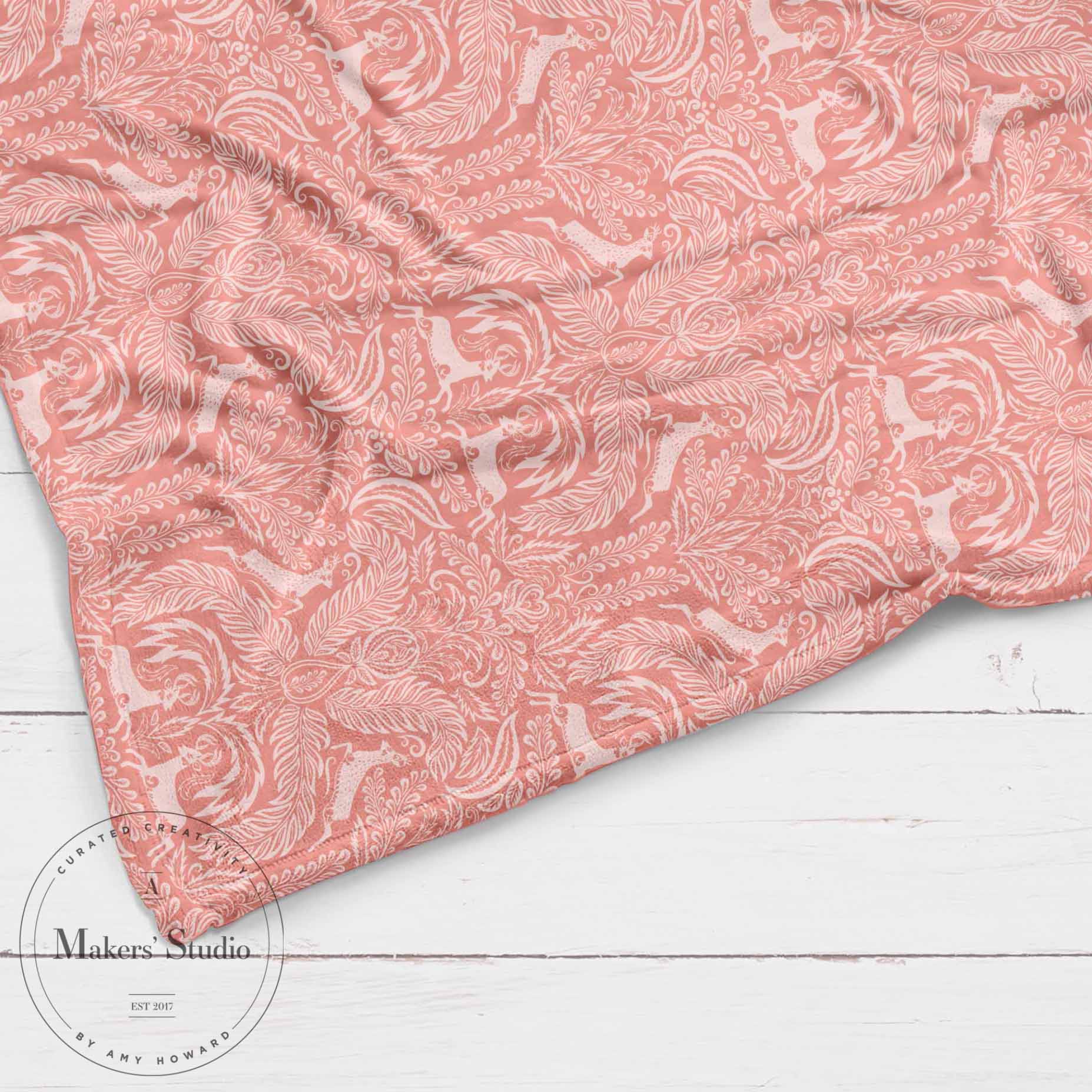 Acanthus Ram - Mesh Stencil 12x12