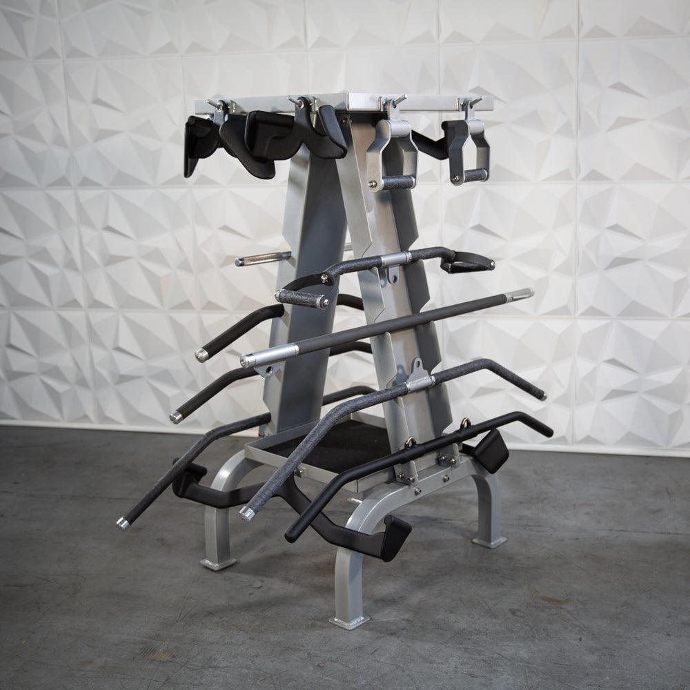 Accessory Rack - Muscle D Fitness - Sturdy Cable Attachment Storage (Rack Only)