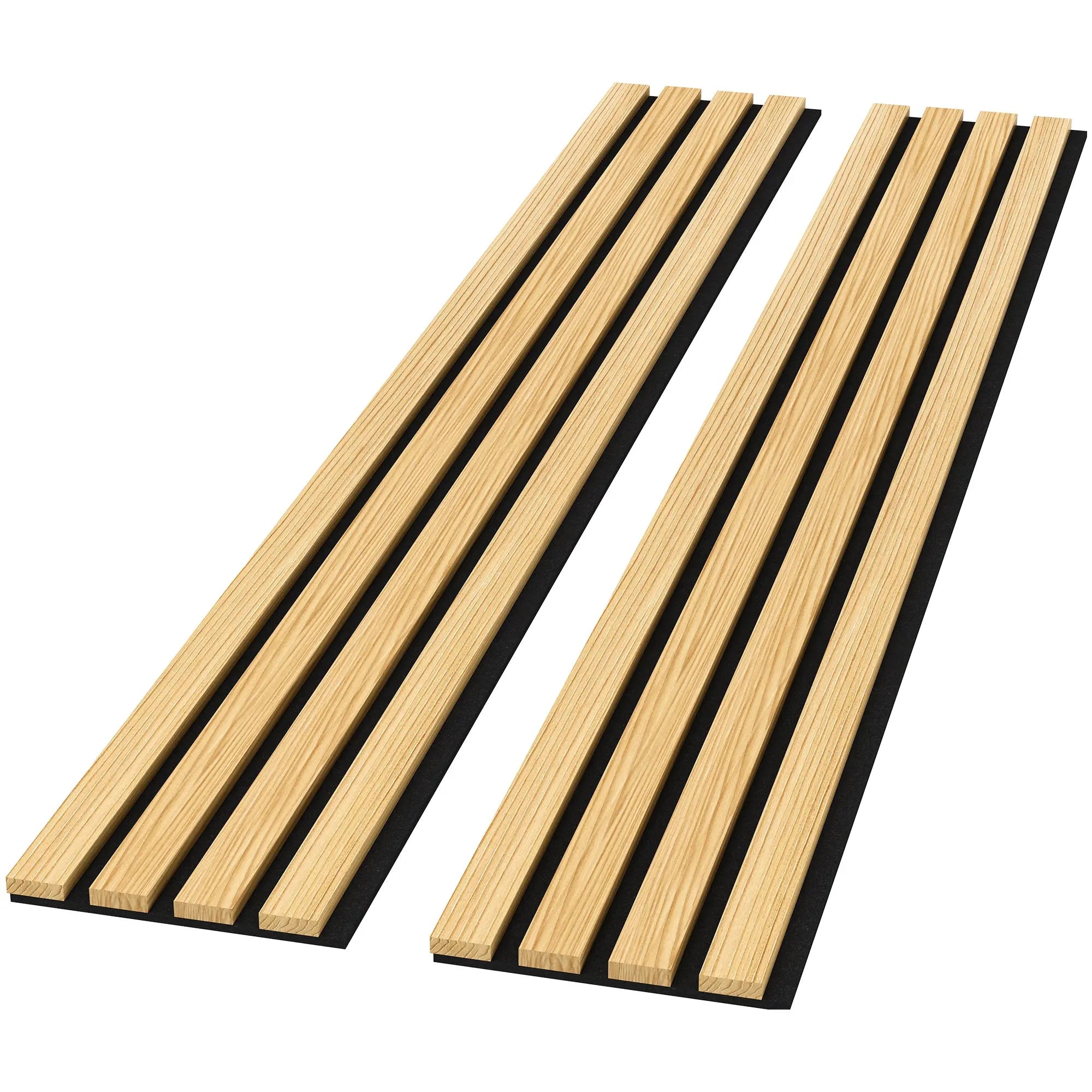 Solid Wood Acoustic Slat Wall Panels (Broad Strip)