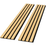 Solid Wood Acoustic Slat Wall Panels (Broad Strip)