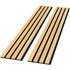 Solid Wood Acoustic Slat Wall Panels (Broad Strip)