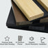 Solid Wood Acoustic Slat Wall Panels (Broad Strip)