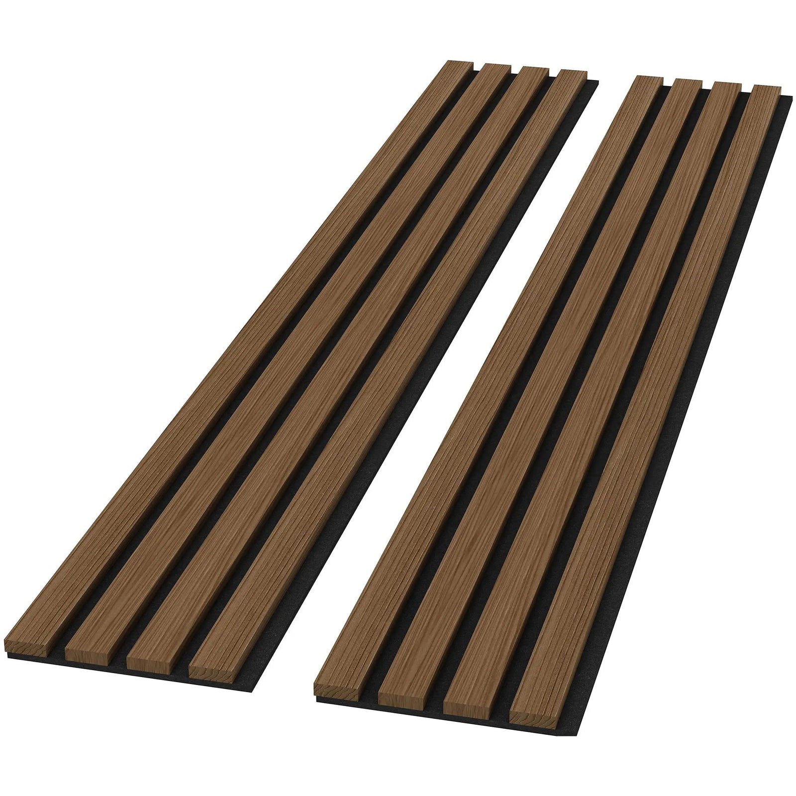 Solid Wood Acoustic Slat Wall Panels (Broad Strip)