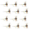 Adams Female Classic Dry Fly - 1 Dozen Flies - Hook Size 14