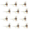 Adams Female Classic Dry Fly - 1 Dozen Flies - Hook Size 16
