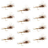 Adams Parachute Classic Dry Fly - 12 Flies Hook Size 14